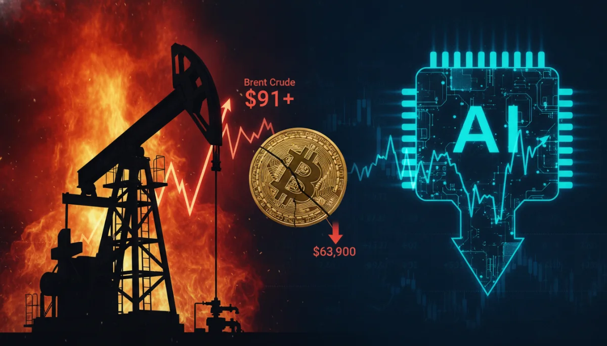 Why Oil Spikes and AI Woes Crushed Bitcoin Below $64K Today